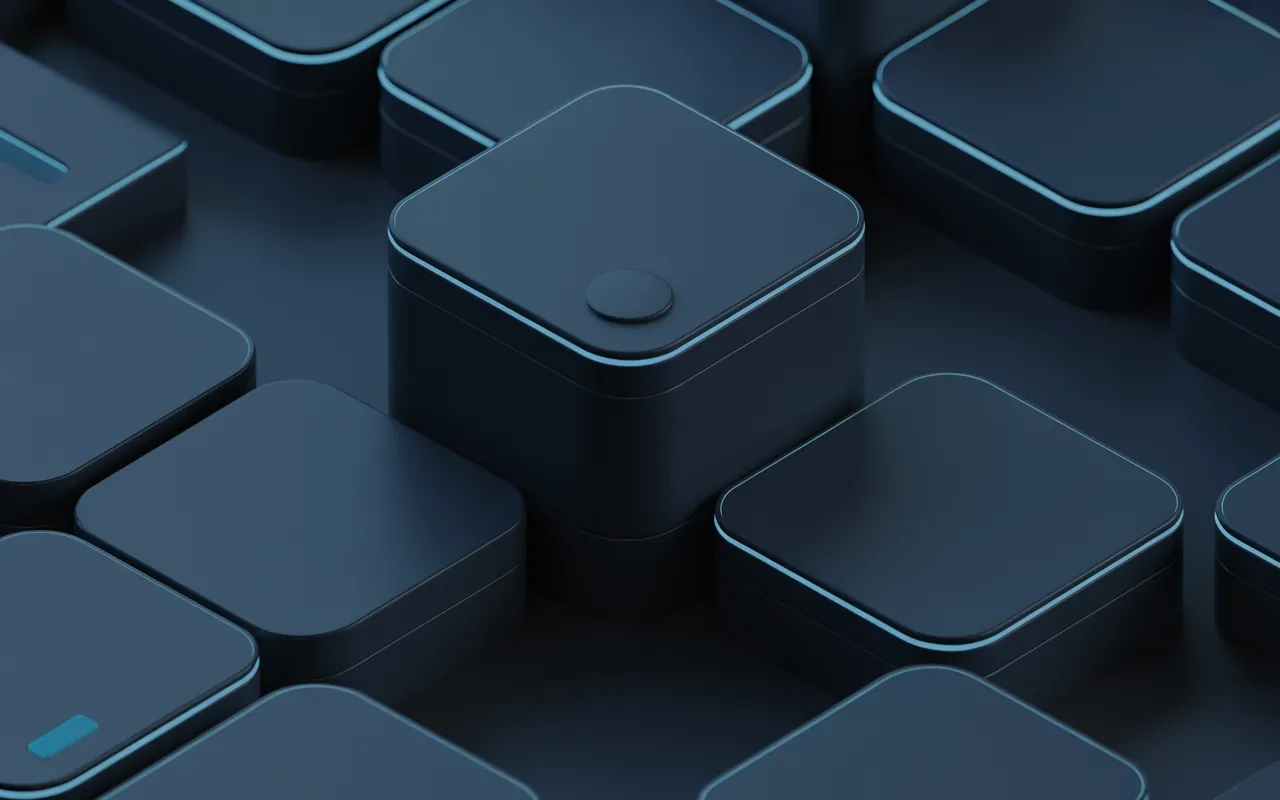 Abstract illustration representing managed technology solutions