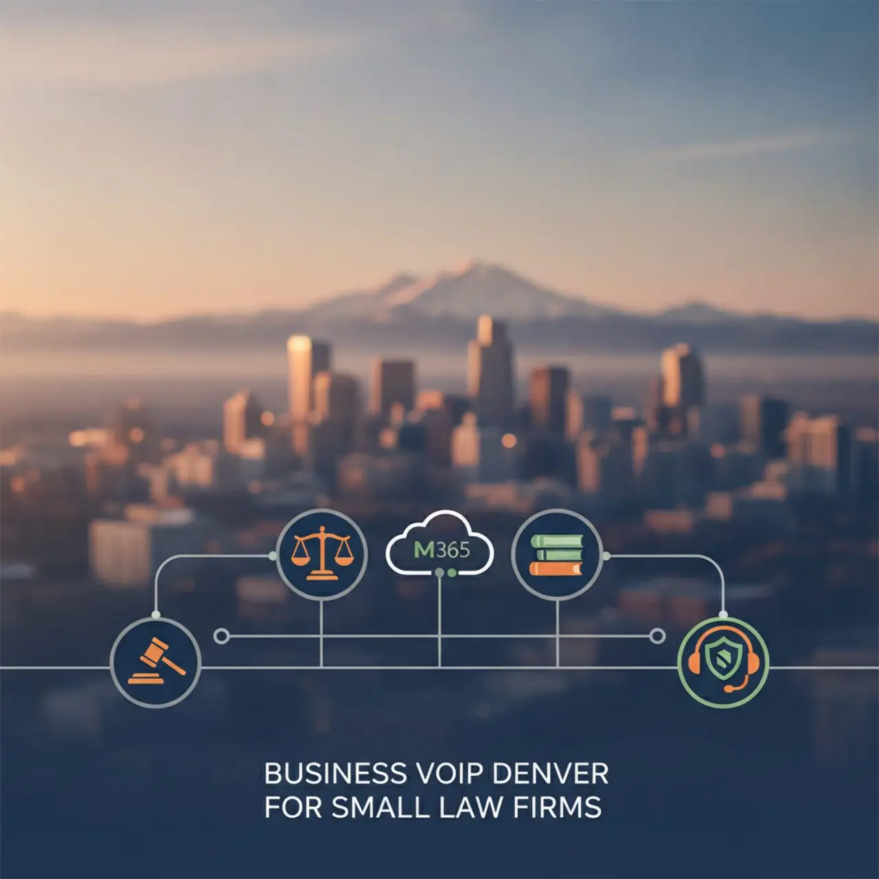 Illustration for Business VoIP Denver for Small Law Firms — Telecommunications service provider serving Denver, CO