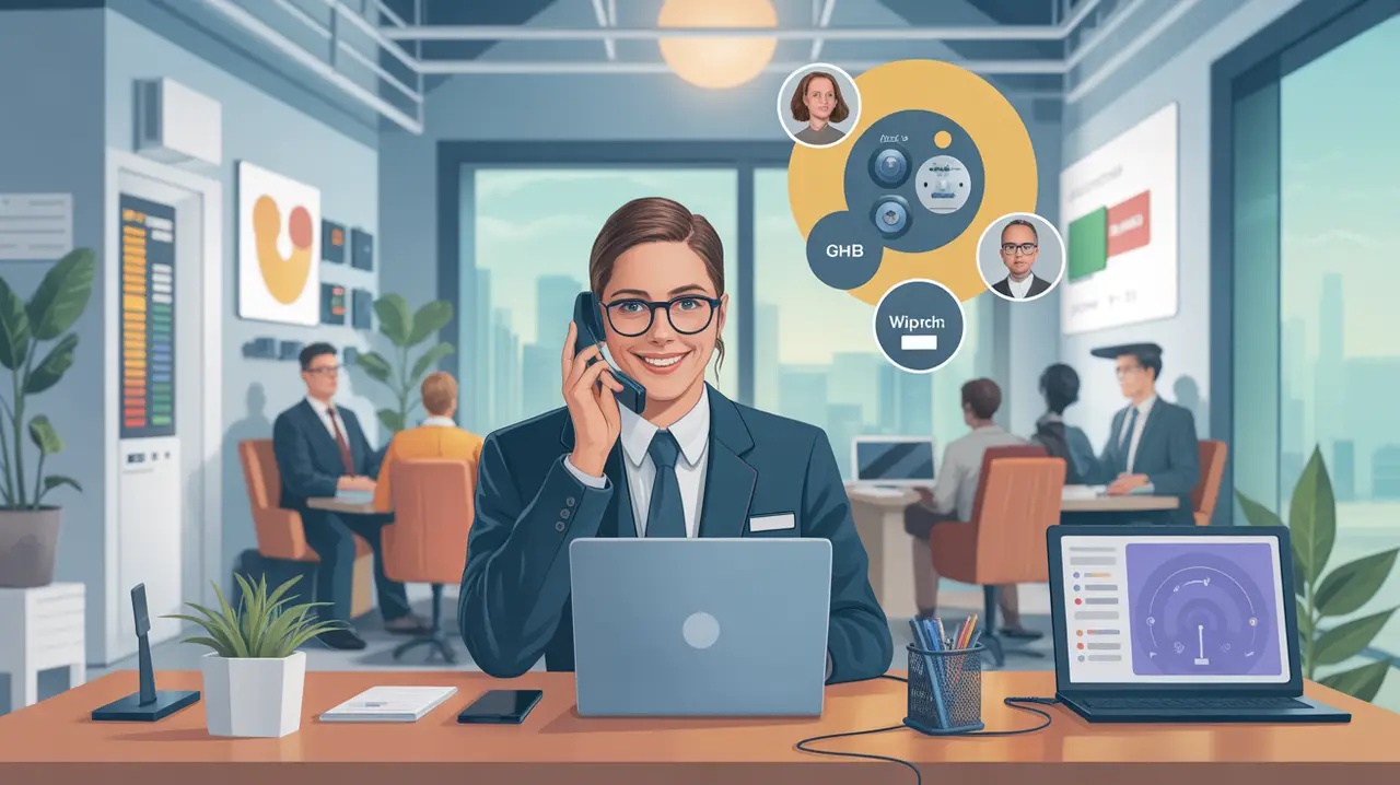 Illustration for Choosing the Best Business VoIP Service Provider — Telecommunications service provider