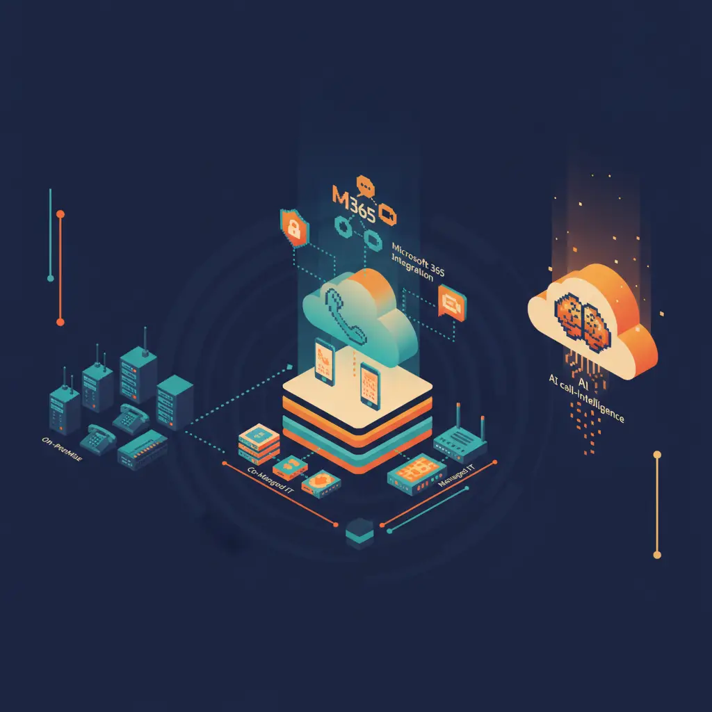Illustration for SMB Cloud Migration Strategy: A Phased Plan — Telecommunications service provider
