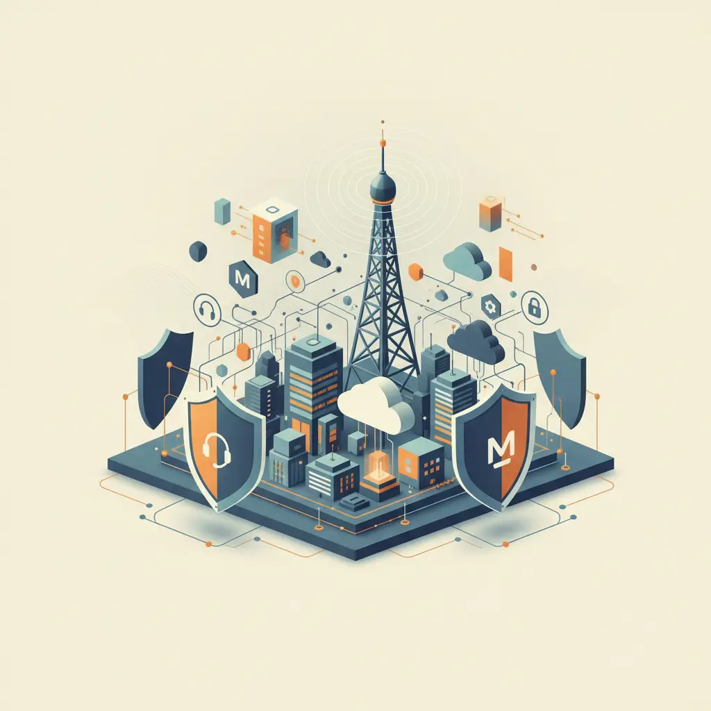 Illustration for SMB Cyber Defense 2026: Beyond Antivirus — Telecommunications service provider