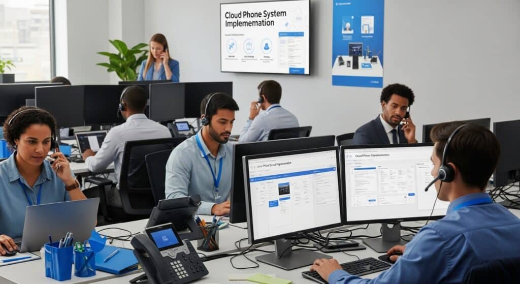 cloud phone system implementation