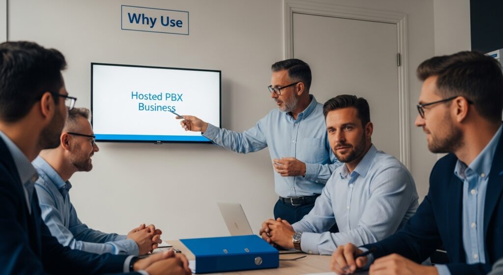 hosted PBX business