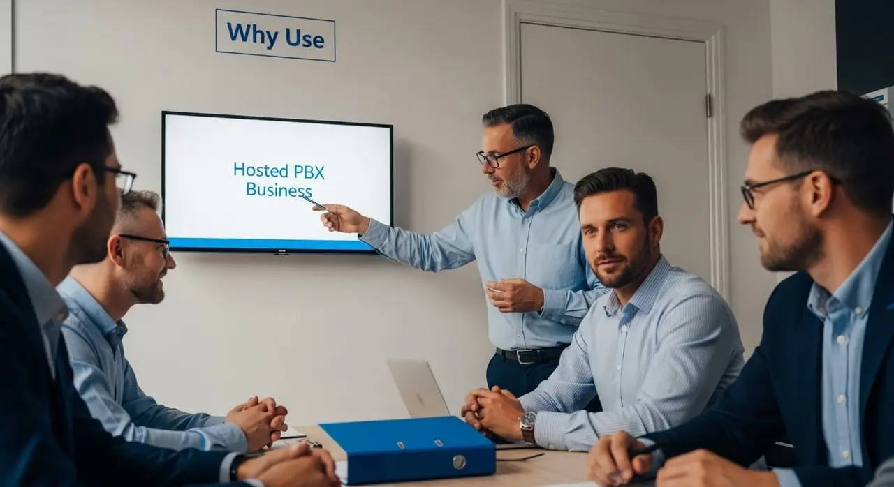 hosted PBX business