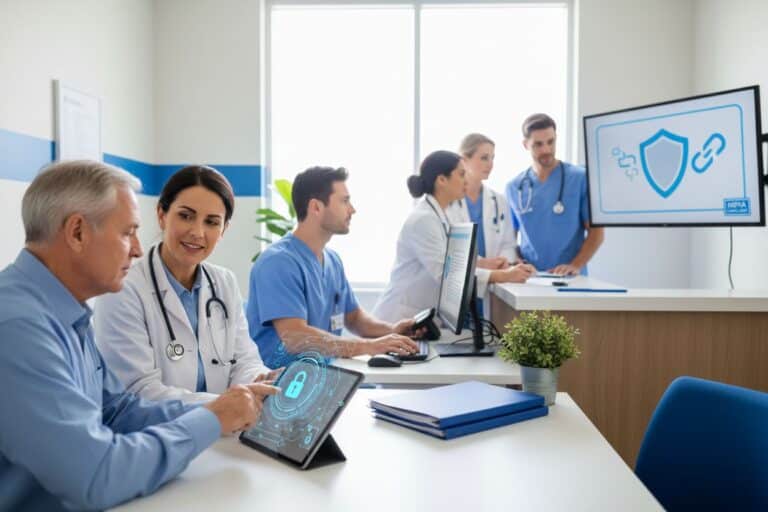 HIPAA communication, secure healthcare, encryption
