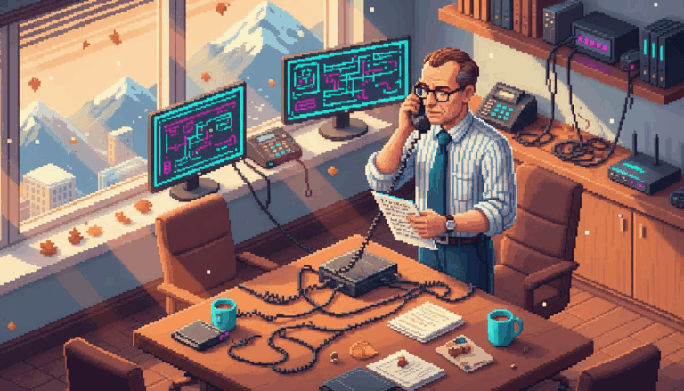 Attorney reviews VoIP migration checklist