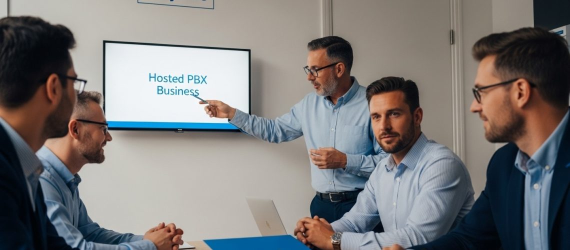 hosted PBX business
