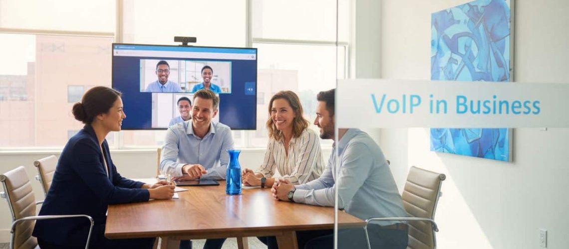 VoIP business team