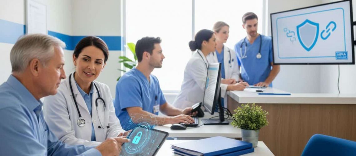 HIPAA communication, secure healthcare, encryption