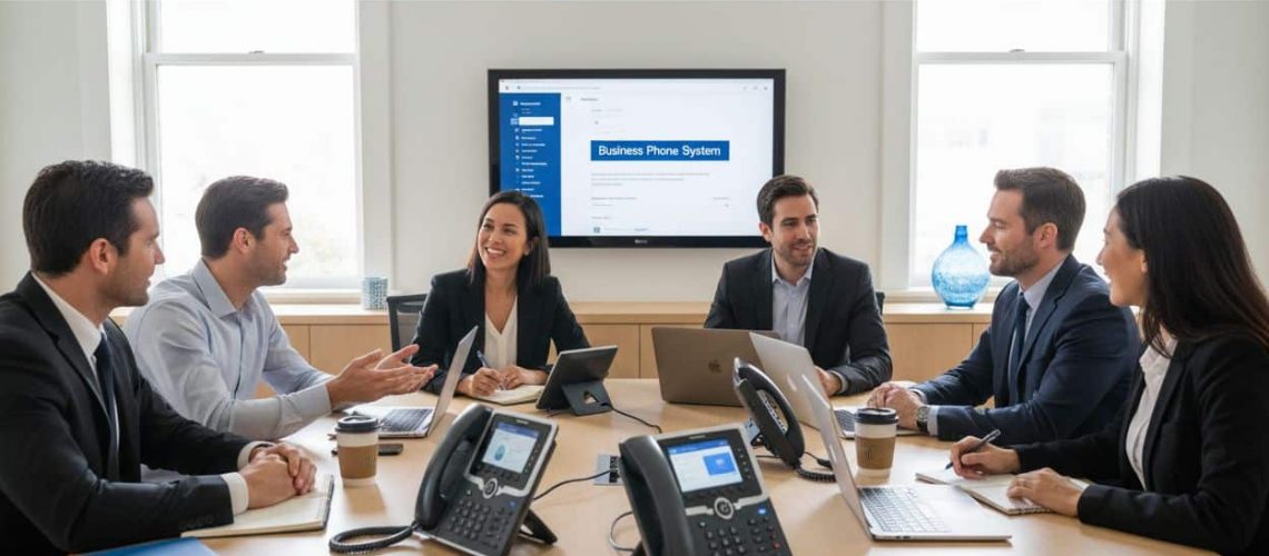 business phone system office