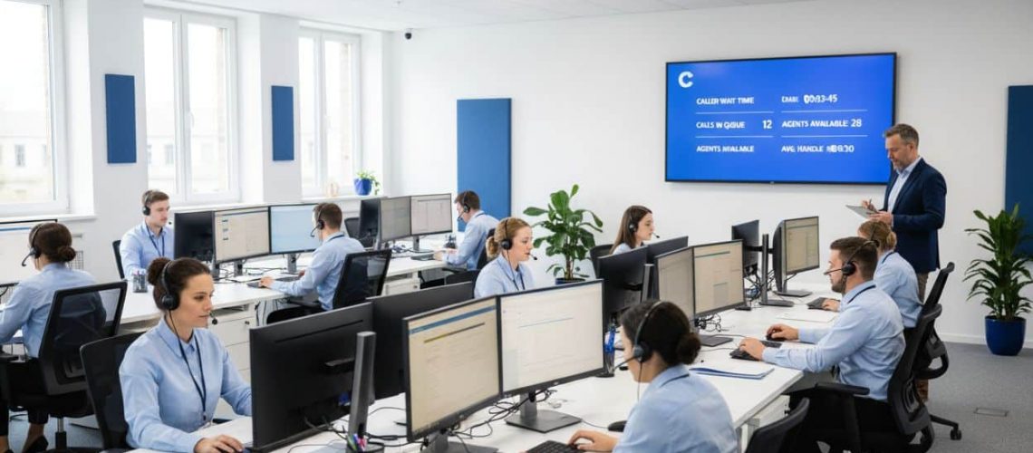 business call queue